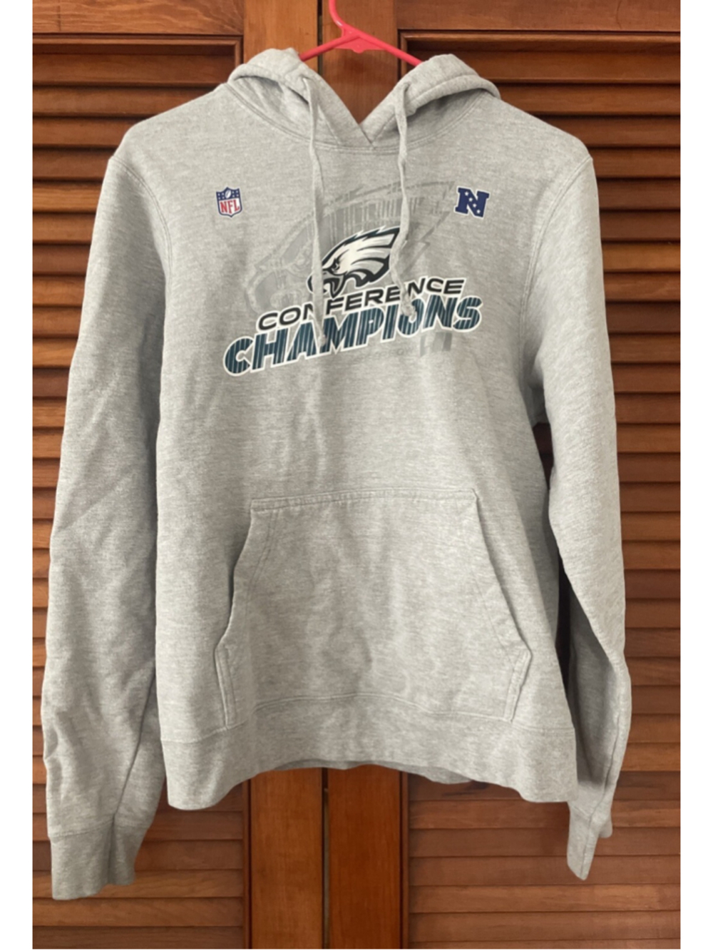 Philadelphia Eagles NFC Champions Superbowl LII Hoodie Sweatshirt Adult Medium